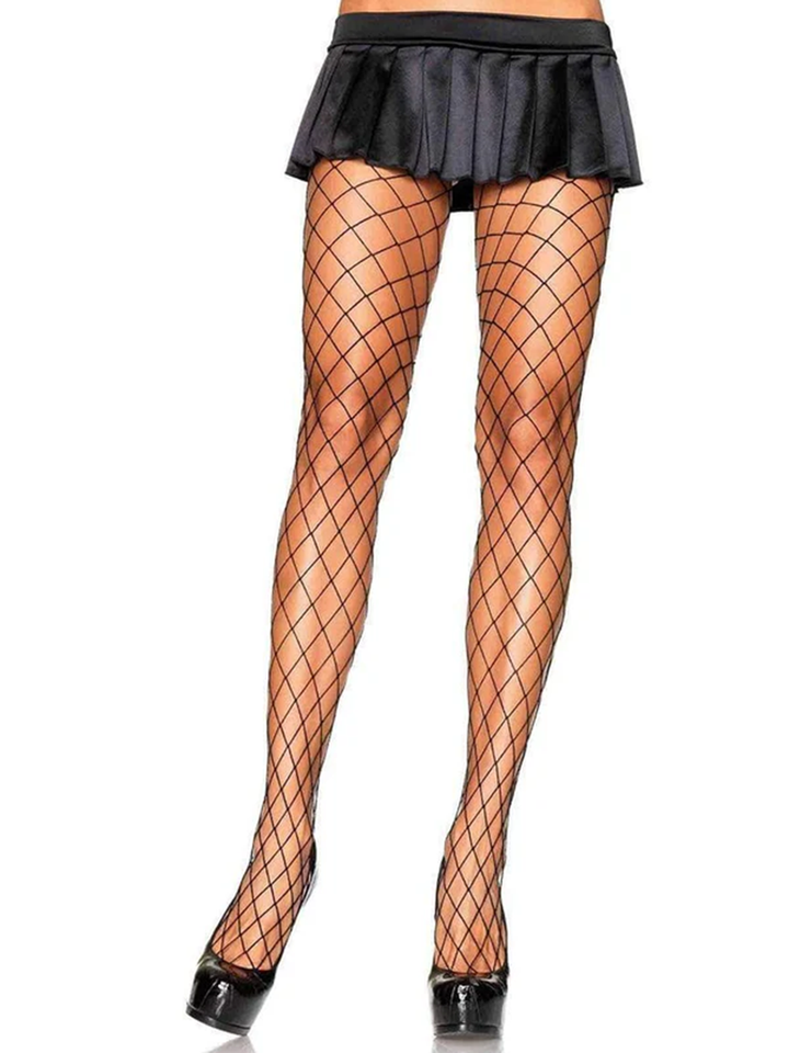 Diamond Fishnet Tights