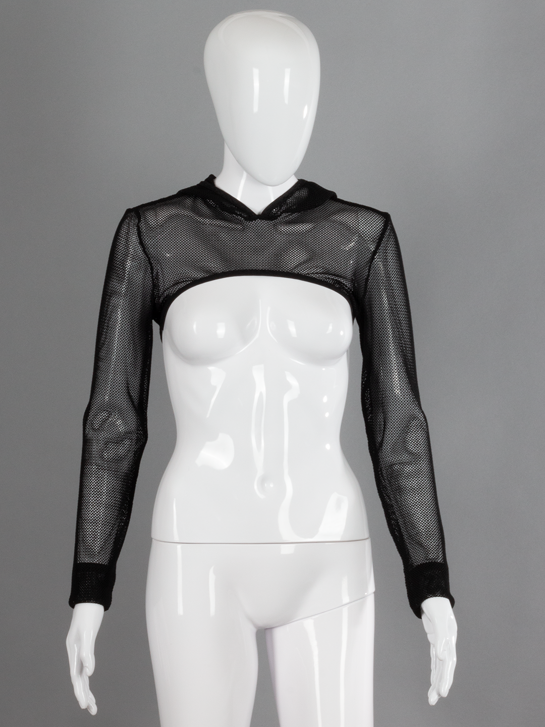 Mesh Hooded Bolero