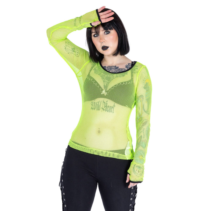 Future Fishnet Top