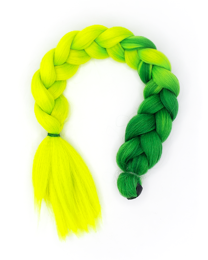 Crimped Hair Pieces For Latex Hoods with Magnet