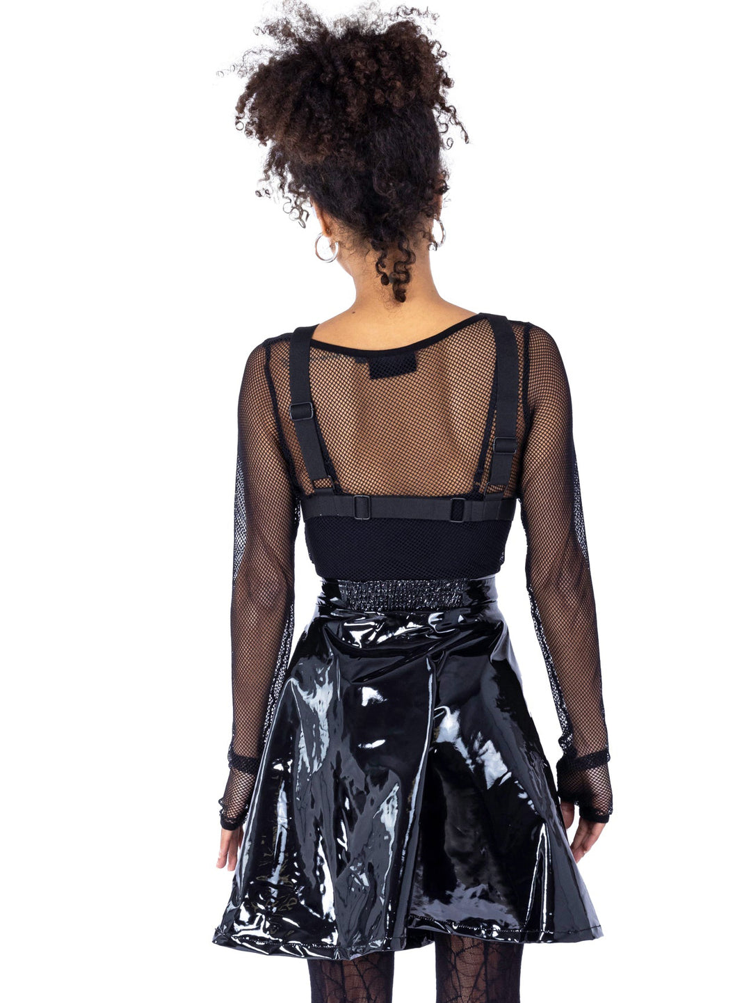 Hexed PVC Skirt with Detachable Harness