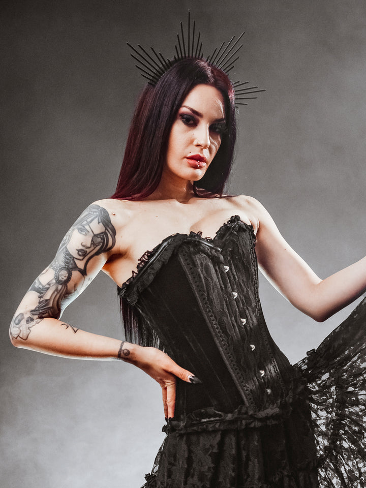 Elizium Velvet Overbust Corset