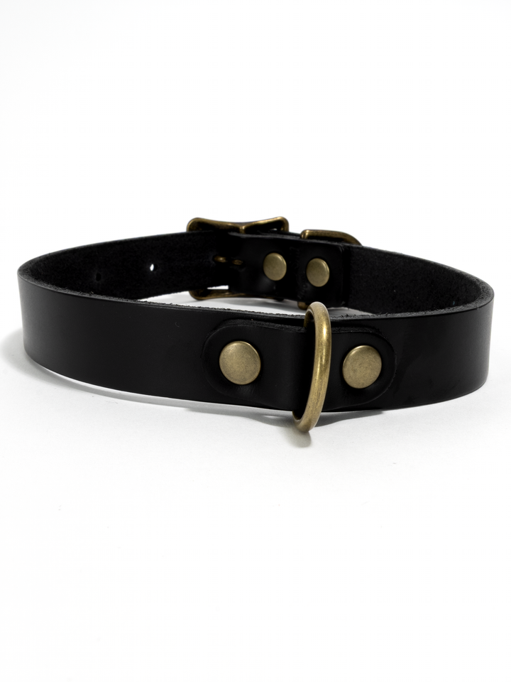 Slim Leather Collar