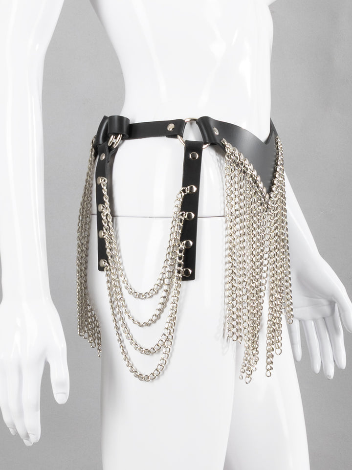 Waterfall Chain Harness Skirt