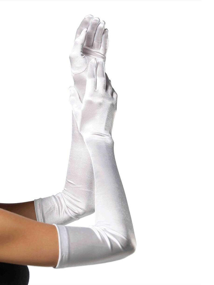 Opera Length Satin Gloves