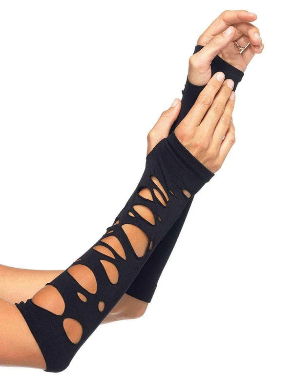 Distressed Arm Warmers