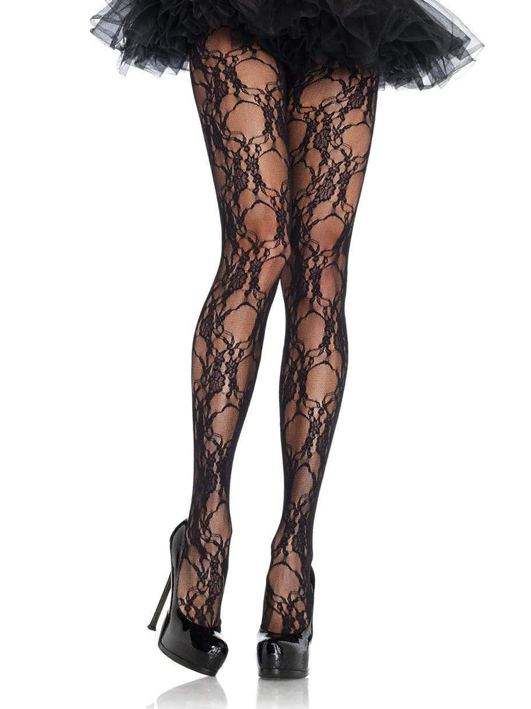 Floral Lace Tights
