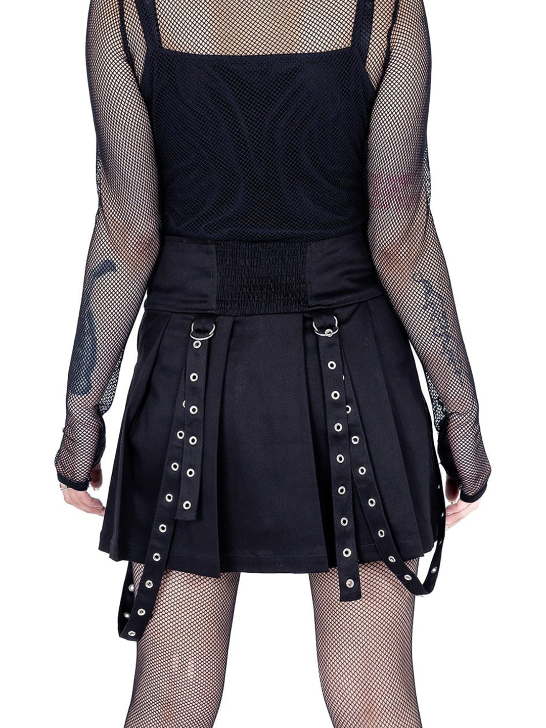 Louella Pleated Bondage Skirt