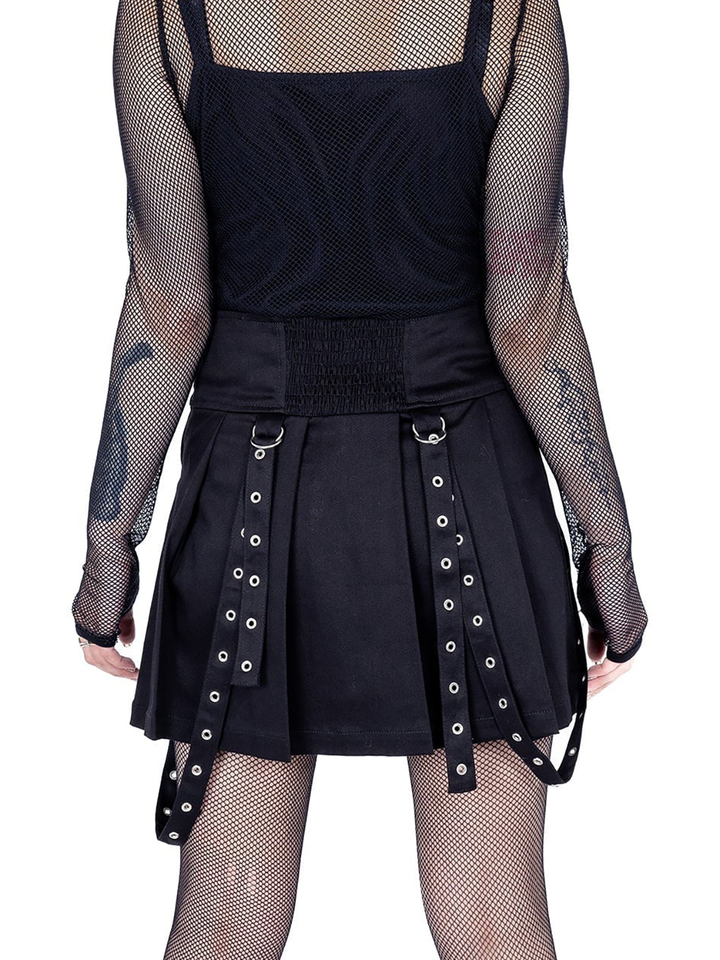 Louella Pleated Bondage Skirt