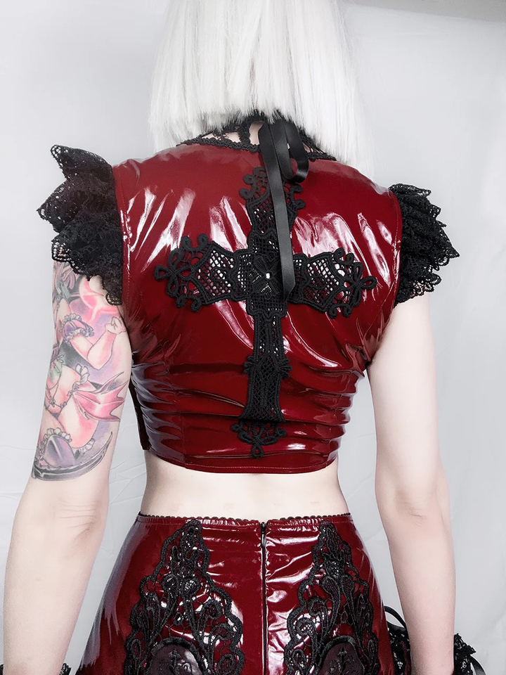 Bloodlust PVC Underbust Top