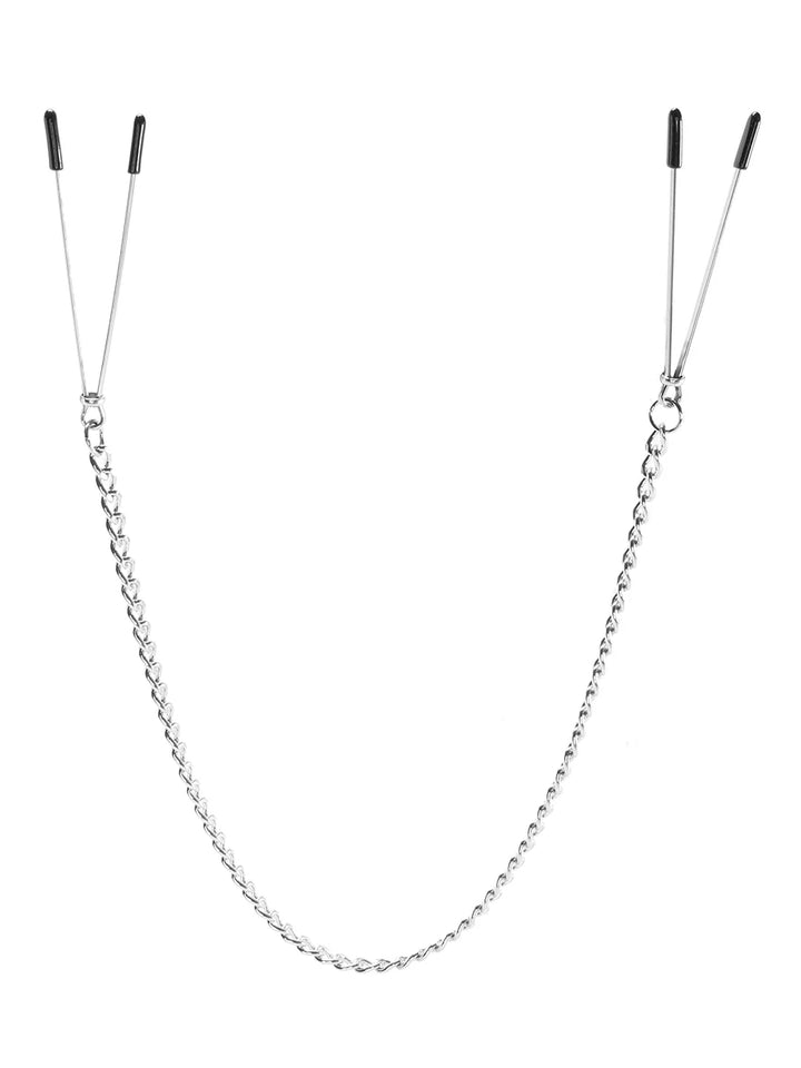 Tweezer Nipple Clamps with Chain