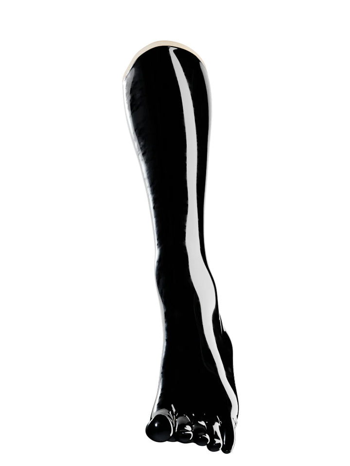 Latex Knee High Toe Socks