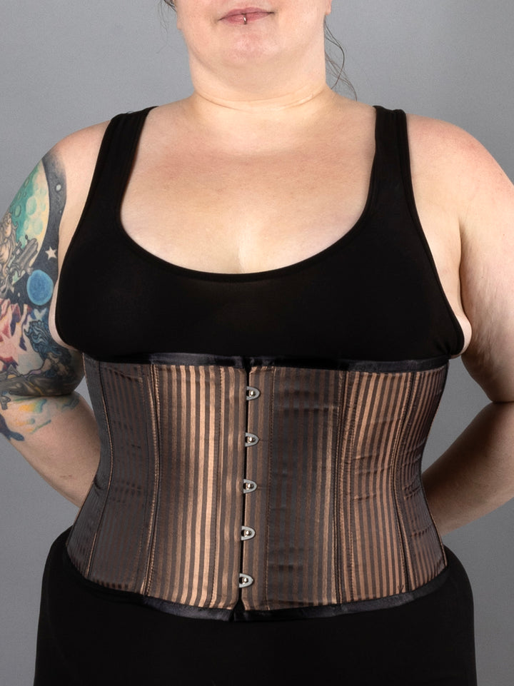 Shadow Stripe Underbust Corset