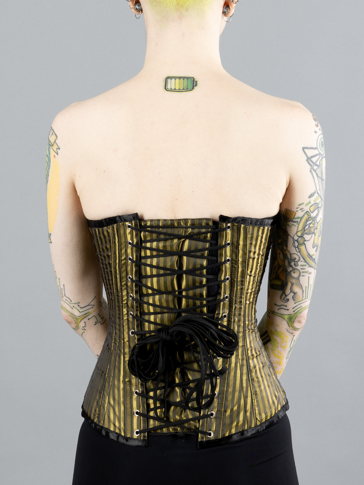 Shadow Stripe Overbust Corset