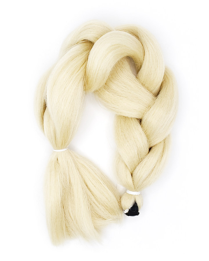 Crimped Hair Pieces For Latex Hoods with Magnet