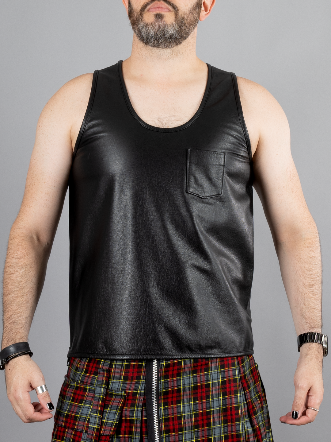 Leather Tank Top