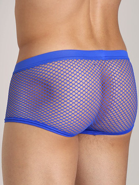Fishnet and Wetlook Boxer Brief