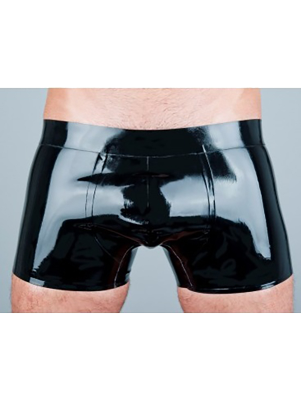 Latex Shorts with Pouch