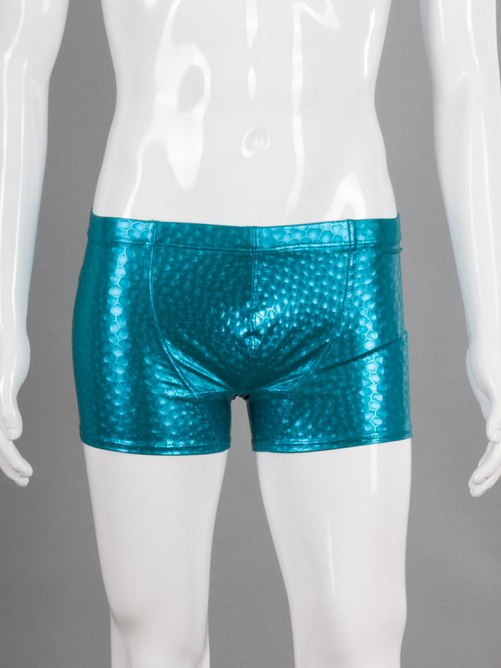 Patterned PVC Shorts