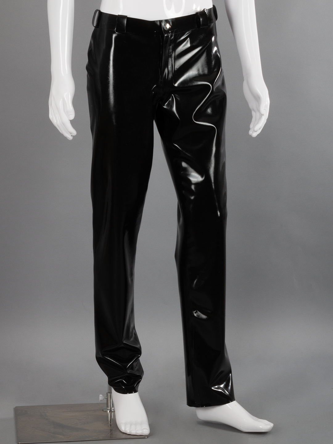 Slim Fit Latex Pants