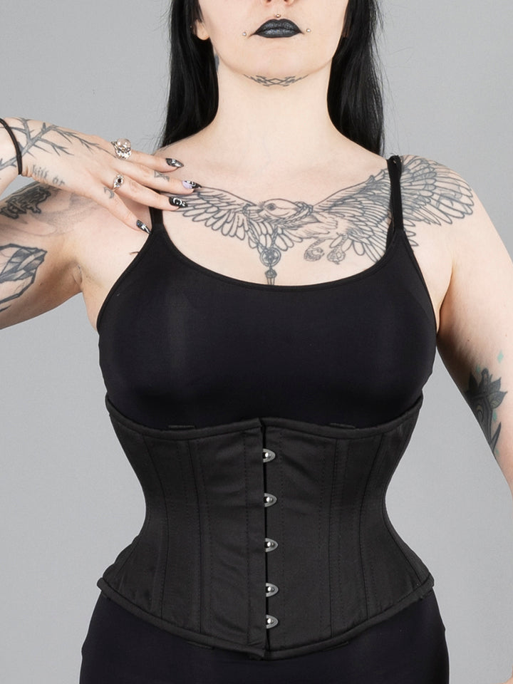 Cotton High Back Waspie Underbust Corset