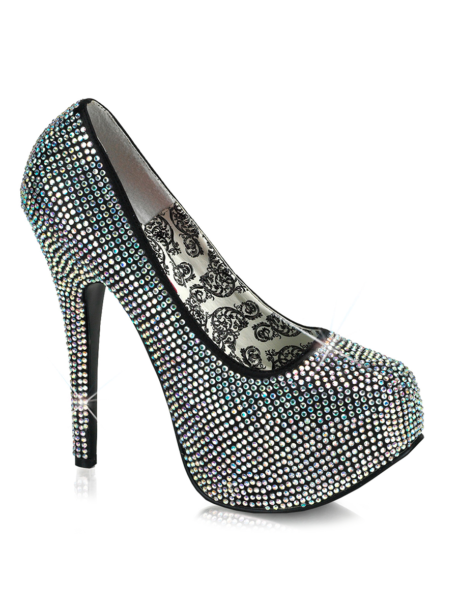 Rhinestone Teeze Heel