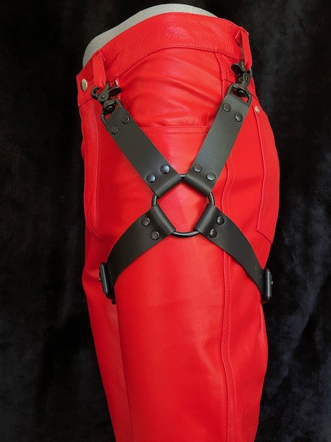 Leather Leg Harness