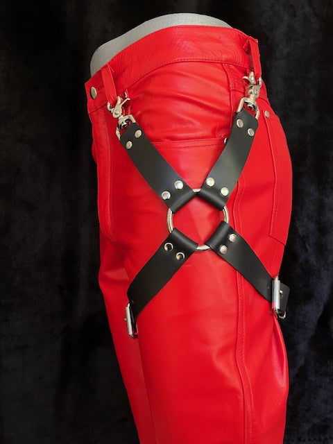 Leather Leg Harness