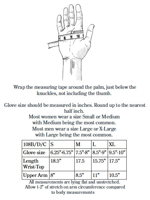 Moulded Latex Opera Length Mittens