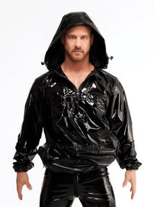 Half Zip PVC Hoodie