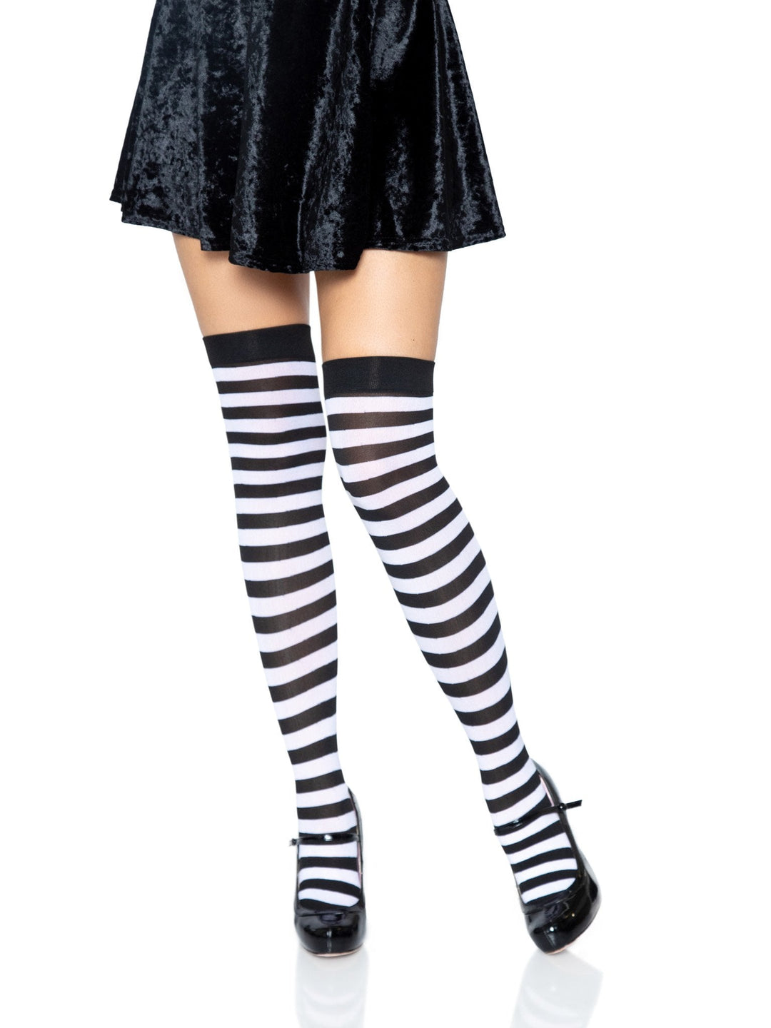 Striped Nylon Stockings