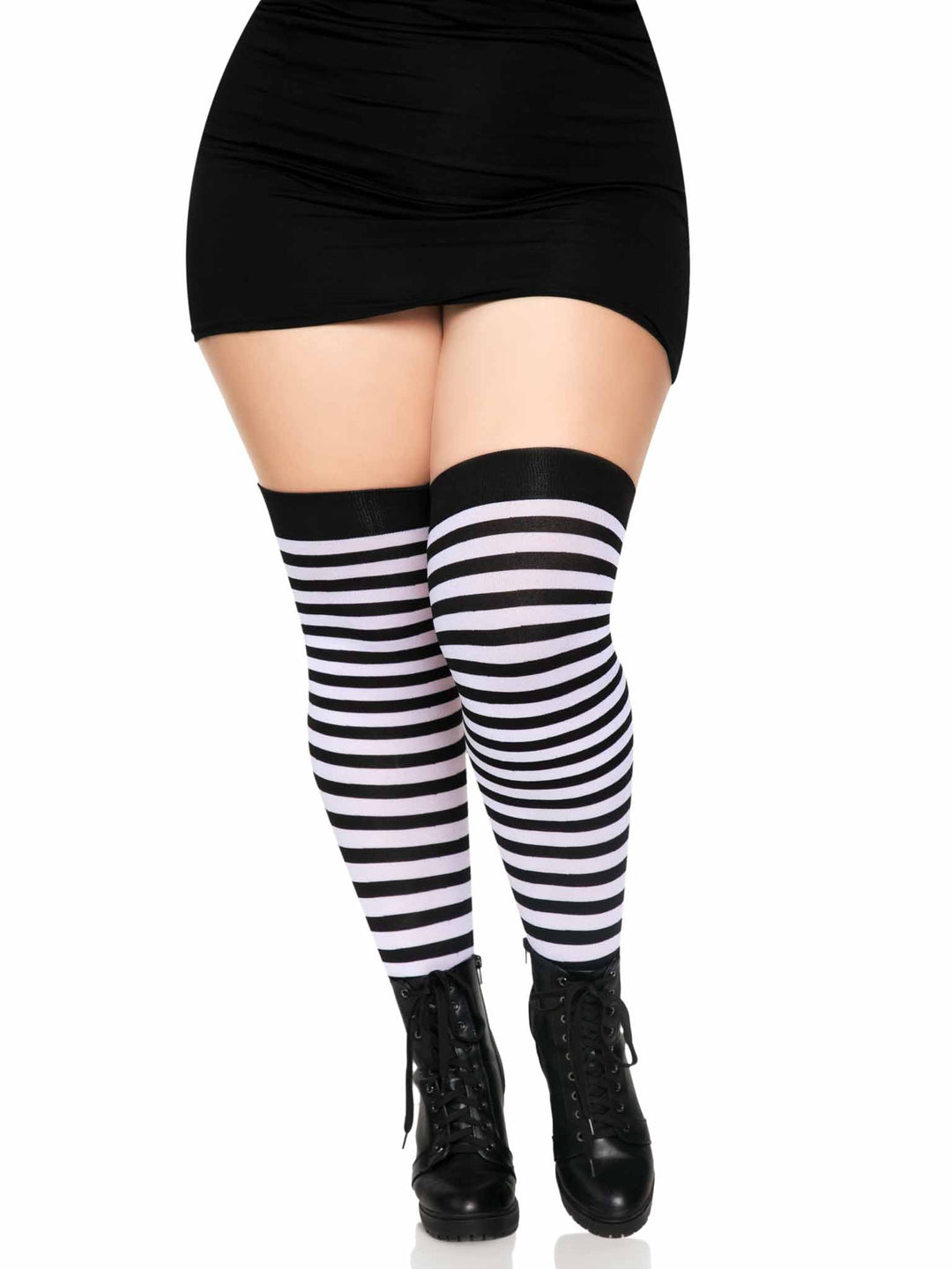 Striped Nylon Stockings