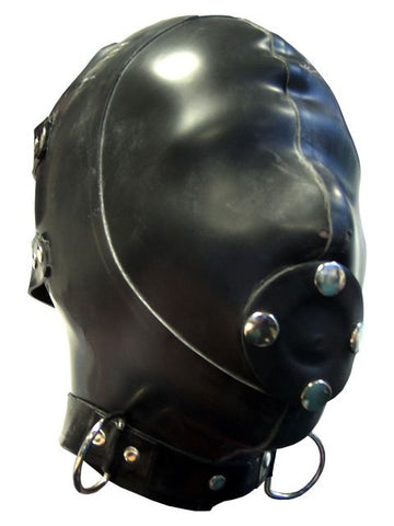 Heavy Gauge Latex Extreme Hood with Gag