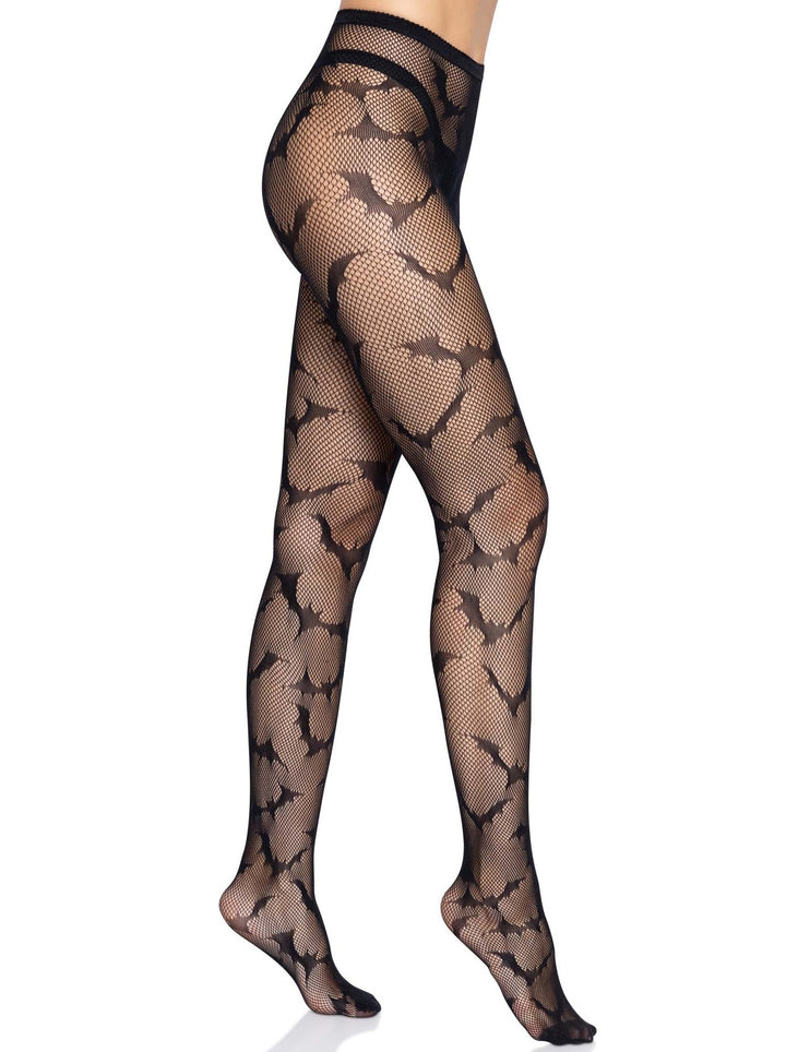 Bat Fishnet Tights