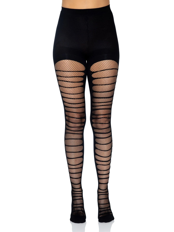 Double Layer Shredded Tights