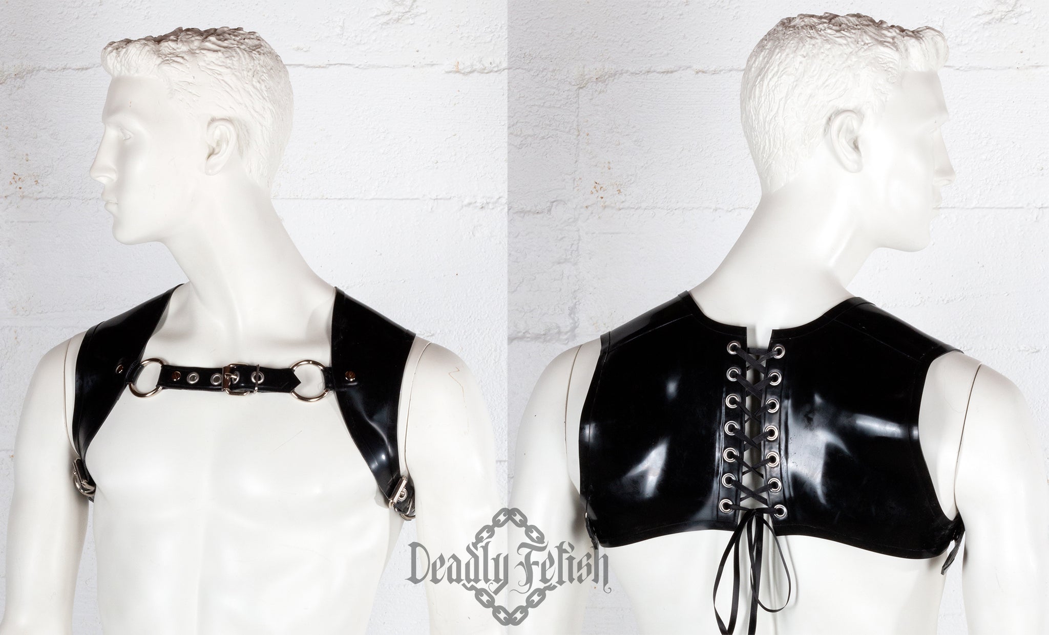 Deadly Fetish Made-To-Order Latex: Harness #16