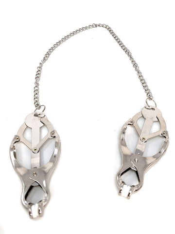 Clover Nipple Clamps with Chain