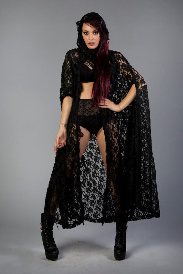 Black Lace Cape