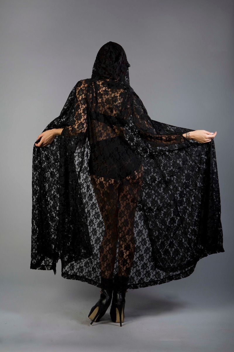 Black Lace Cape