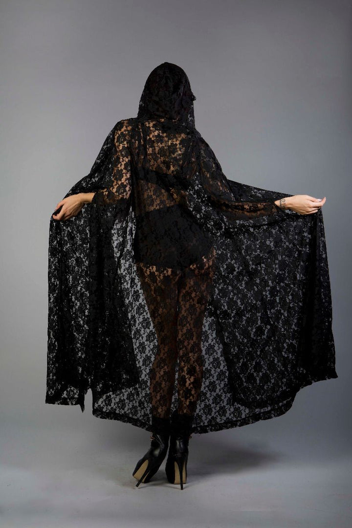 Black Lace Cape