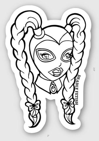 Deadly Fetish Dolly Sticker