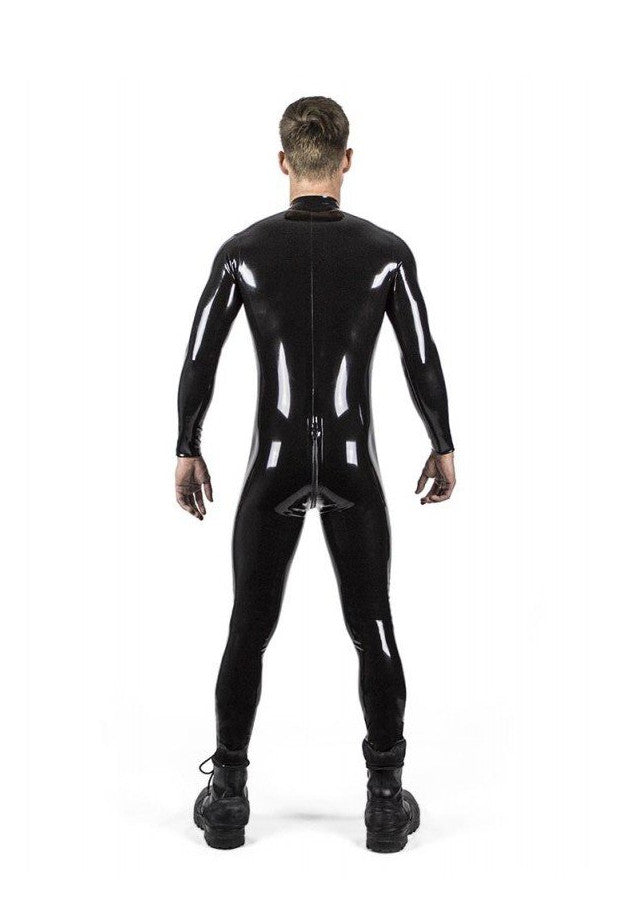 Full Front Zip Latex Catsuit