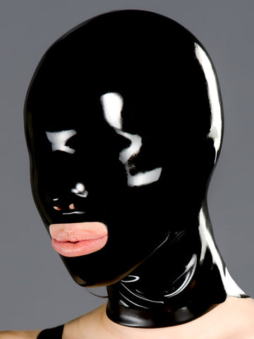 Latex Hood with Rounded Mouth and Nose