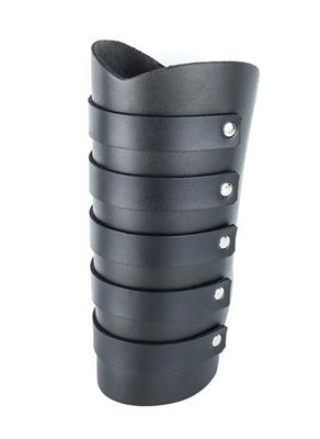 Leather Bracer with Horizontal Detail