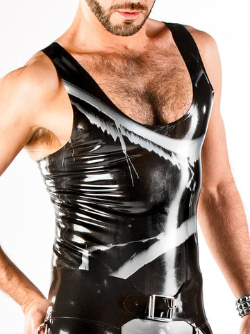 Marbled Latex Tank Top