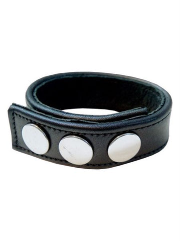 Adjustable Leather Cock Ring