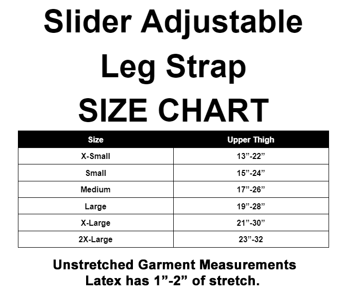 Deadly Fetish Latex: Harness Addition #21 Adjustable Leg Straps
