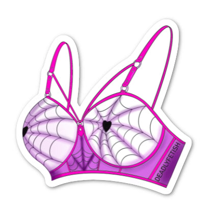 Deadly Fetish Spiderweb Bra